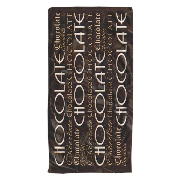 Chocolate Oversized Beach Towel 30" x 60" - 3 Fabric Choices Available Thumbnail