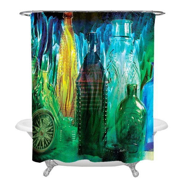 Bottles Shower Curtain Thumbnail