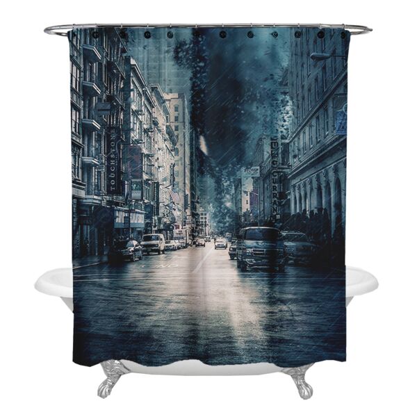 Stormy City Shower Curtain Thumbnail