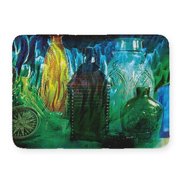 Bottles Coral Fleece Bath Mat Thumbnail