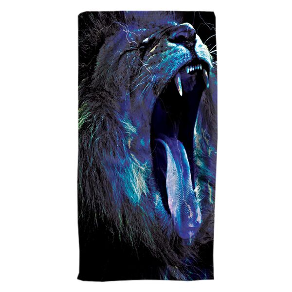 Roaring Lion Oversized Beach Towel 30" x 60" - 3 Fabric Choices Available! Thumbnail