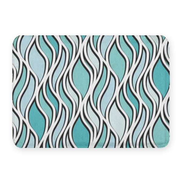 Slivers Abstraction Coral Fleece Bath Mat Thumbnail