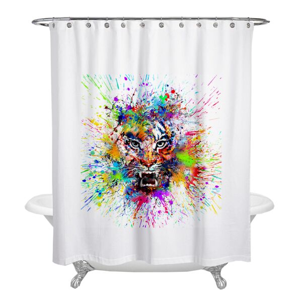 NEW!!! Art of Tiger Shower Curtain Thumbnail