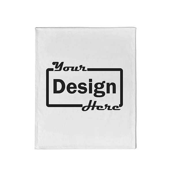 Personalized Photo Collage Plush Velveteen Plush Medium Throw Blanket - 50" x 60" Thumbnail