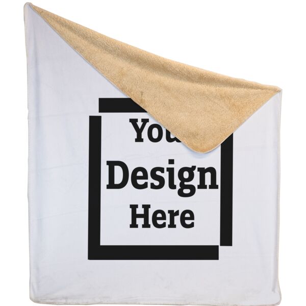 Personalized Collage Photo  Ultra Plush Sherpa Throw Blanket - 60" x 80" Thumbnail