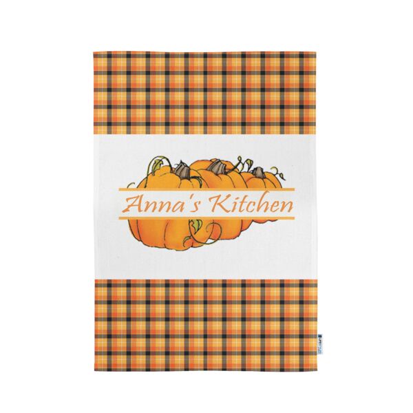 Personalized Monogrammed Pumpkin Kitchen Towel  11"x18" Thumbnail