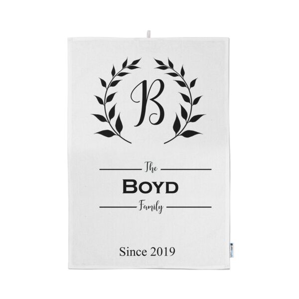 Personalized Simply You Monogrammed Kitchen Towel 11"x18" Thumbnail