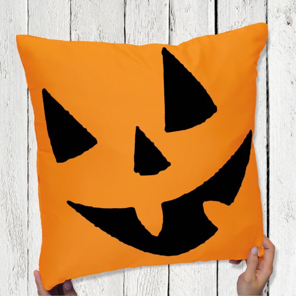 Jack O'Lantern Halloween Throw Pillow - 16" Thumbnail