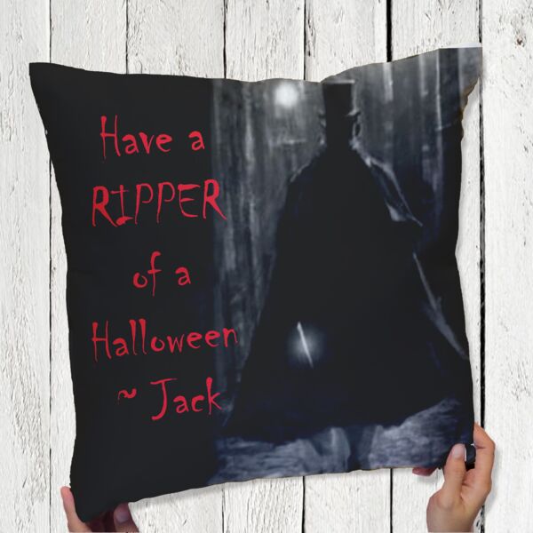 Halloween Ripper Throw Pillow - 16" Thumbnail