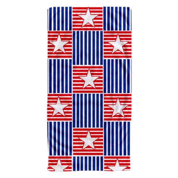 Patchwork Oversized Beach Towel 30" x 60" Thumbnail