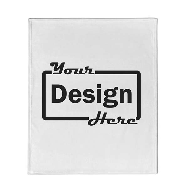 Personalized Collage Photo Large Soft Fleece Throw Blanket - 60" x 80" Thumbnail