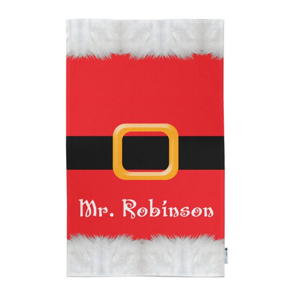Personalized Photo Collage Christmas Mr or Mrs Claus Kitchen Towel 11"x18" Thumbnail