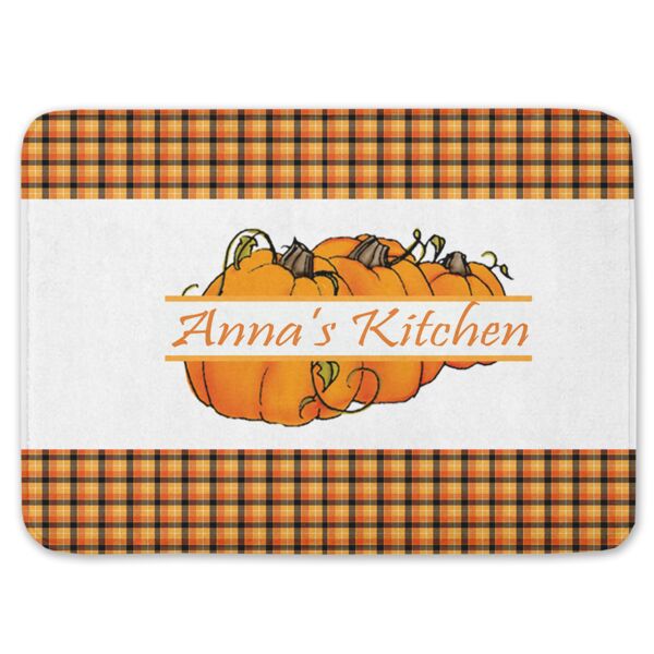 NEW!!! Personalized Pumpkin Kitchen Floor Mat with Pumpkins 27" x 18" Thumbnail