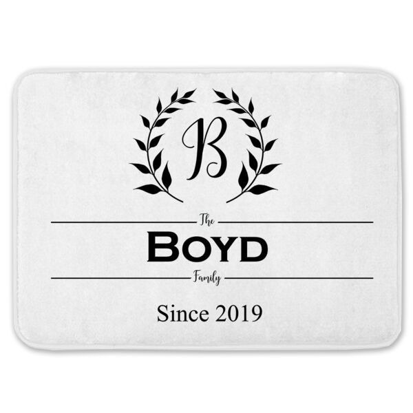 NEW!!! Personalized Simply U Monogrammed Kitchen Floor Mat  27" x 18" Thumbnail