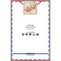 Personalized Custom Photo Collage Kitchen Towel 11"x18" Thumbnail