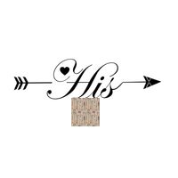 Personalized HIS & HER Arrows Pillowcase Set Thumbnail