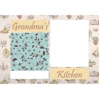 NEW!!! Personalized Photo Collage Grandma's Kitchen Floor Mat  27" x 18" Thumbnail