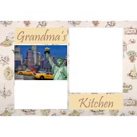 NEW!!! Personalized Photo Collage Grandma's Kitchen Floor Mat  27" x 18" Thumbnail