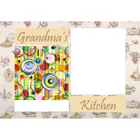 NEW!!! Personalized Photo Collage Grandma's Kitchen Floor Mat  27" x 18" Thumbnail