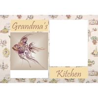 NEW!!! Personalized Photo Collage Grandma's Kitchen Floor Mat  27" x 18" Thumbnail