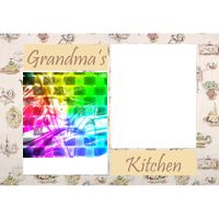 NEW!!! Personalized Photo Collage Grandma's Kitchen Floor Mat  27" x 18" Thumbnail