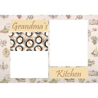 NEW!!! Personalized Photo Collage Grandma's Kitchen Floor Mat  27" x 18" Thumbnail