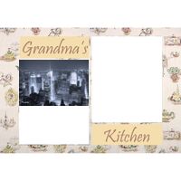 NEW!!! Personalized Photo Collage Grandma's Kitchen Floor Mat  27" x 18" Thumbnail