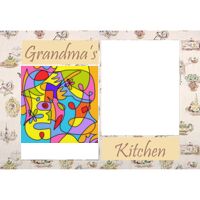 NEW!!! Personalized Photo Collage Grandma's Kitchen Floor Mat  27" x 18" Thumbnail