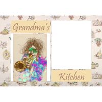 NEW!!! Personalized Photo Collage Grandma's Kitchen Floor Mat  27" x 18" Thumbnail