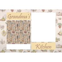 NEW!!! Personalized Photo Collage Grandma's Kitchen Floor Mat  27" x 18" Thumbnail