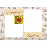 NEW!!! Personalized Photo Collage Grandma's Kitchen Floor Mat  27" x 18" Thumbnail