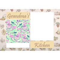 NEW!!! Personalized Photo Collage Grandma's Kitchen Floor Mat  27" x 18" Thumbnail