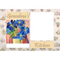 NEW!!! Personalized Photo Collage Grandma's Kitchen Floor Mat  27" x 18" Thumbnail