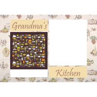 NEW!!! Personalized Photo Collage Grandma's Kitchen Floor Mat  27" x 18" Thumbnail