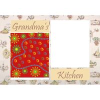 NEW!!! Personalized Photo Collage Grandma's Kitchen Floor Mat  27" x 18" Thumbnail