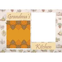 NEW!!! Personalized Photo Collage Grandma's Kitchen Floor Mat  27" x 18" Thumbnail