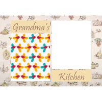 NEW!!! Personalized Photo Collage Grandma's Kitchen Floor Mat  27" x 18" Thumbnail