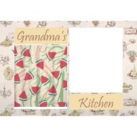 NEW!!! Personalized Photo Collage Grandma's Kitchen Floor Mat  27" x 18" Thumbnail