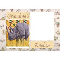 NEW!!! Personalized Photo Collage Grandma's Kitchen Floor Mat  27" x 18" Thumbnail