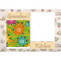 NEW!!! Personalized Photo Collage Grandma's Kitchen Floor Mat  27" x 18" Thumbnail