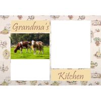 NEW!!! Personalized Photo Collage Grandma's Kitchen Floor Mat  27" x 18" Thumbnail