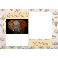 NEW!!! Personalized Photo Collage Grandma's Kitchen Floor Mat  27" x 18" Thumbnail