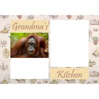 NEW!!! Personalized Photo Collage Grandma's Kitchen Floor Mat  27" x 18" Thumbnail