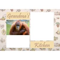 NEW!!! Personalized Photo Collage Grandma's Kitchen Floor Mat  27" x 18" Thumbnail