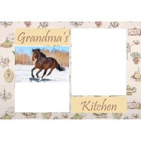 NEW!!! Personalized Photo Collage Grandma's Kitchen Floor Mat  27" x 18" Thumbnail