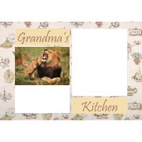 NEW!!! Personalized Photo Collage Grandma's Kitchen Floor Mat  27" x 18" Thumbnail