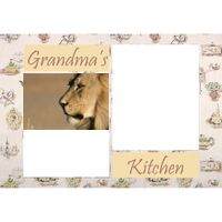 NEW!!! Personalized Photo Collage Grandma's Kitchen Floor Mat  27" x 18" Thumbnail