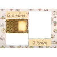 NEW!!! Personalized Photo Collage Grandma's Kitchen Floor Mat  27" x 18" Thumbnail