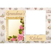 NEW!!! Personalized Photo Collage Grandma's Kitchen Floor Mat  27" x 18" Thumbnail