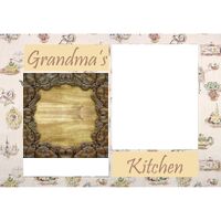 NEW!!! Personalized Photo Collage Grandma's Kitchen Floor Mat  27" x 18" Thumbnail